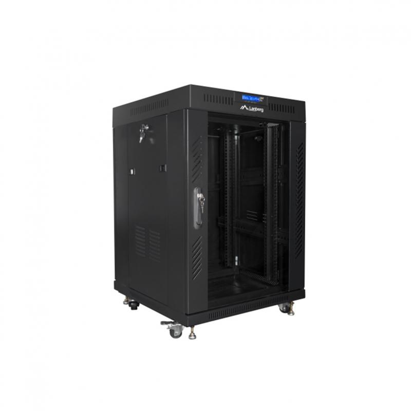 Armario lanberg rack 19pulgadas 15u 600x600 negro