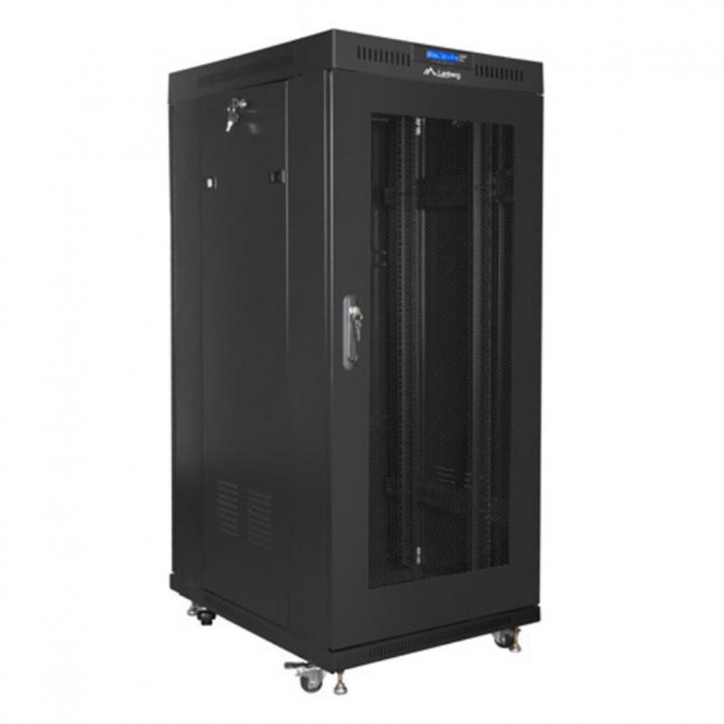 Armario lanberg rack 19pulgadas 15u 800x1000 negro