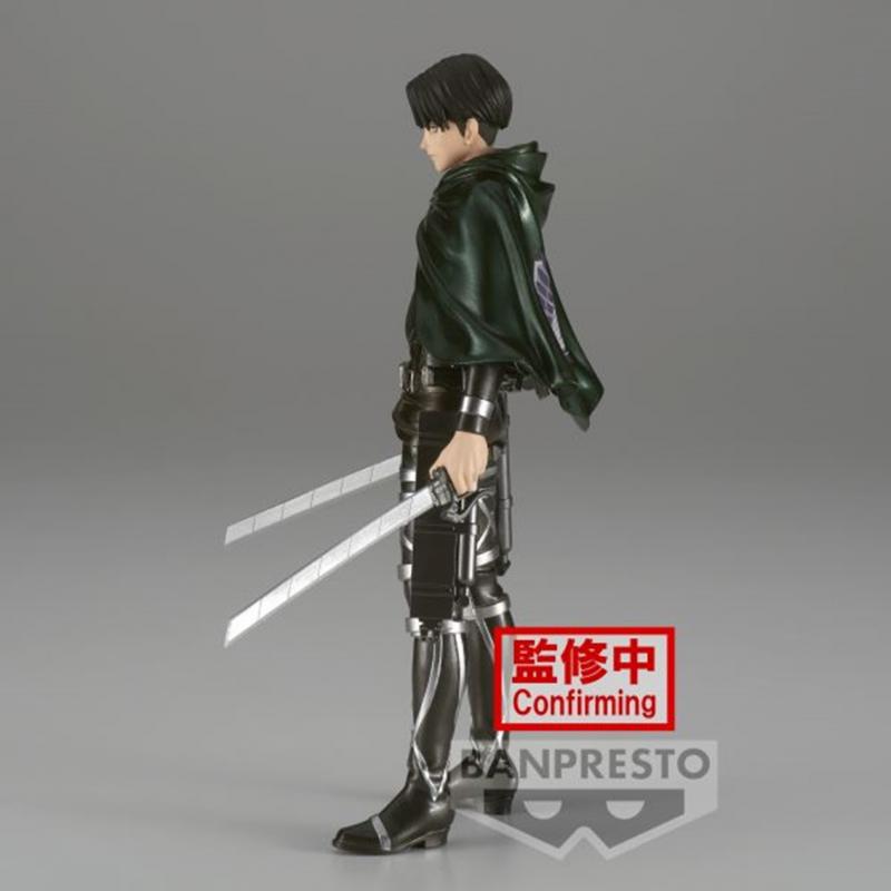 Figura banpresto shingeki no kyojin ataque a los titanes the final season special 10th anniversary levi 16cm