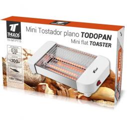 Mini tostadora thulos th - mtp115 300w