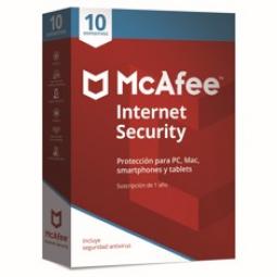 Antivirus mcafee internet security 2019 10 dispositivos - Imagen 1