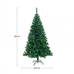 Arbol de navidad verde modelo ontario 150 cm