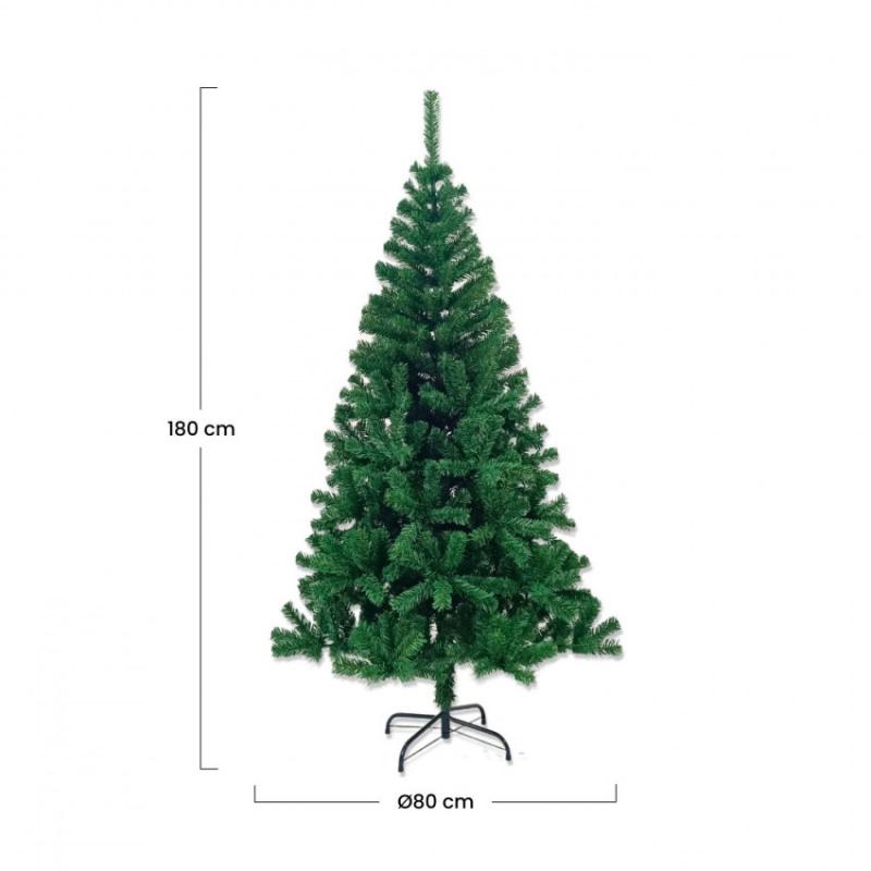 Arbol de navidad verde modelo ontario 180 cm