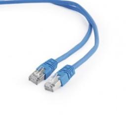 Cable red latiguillo rj45 ftp cat 6 0.5m  azul - Imagen 1
