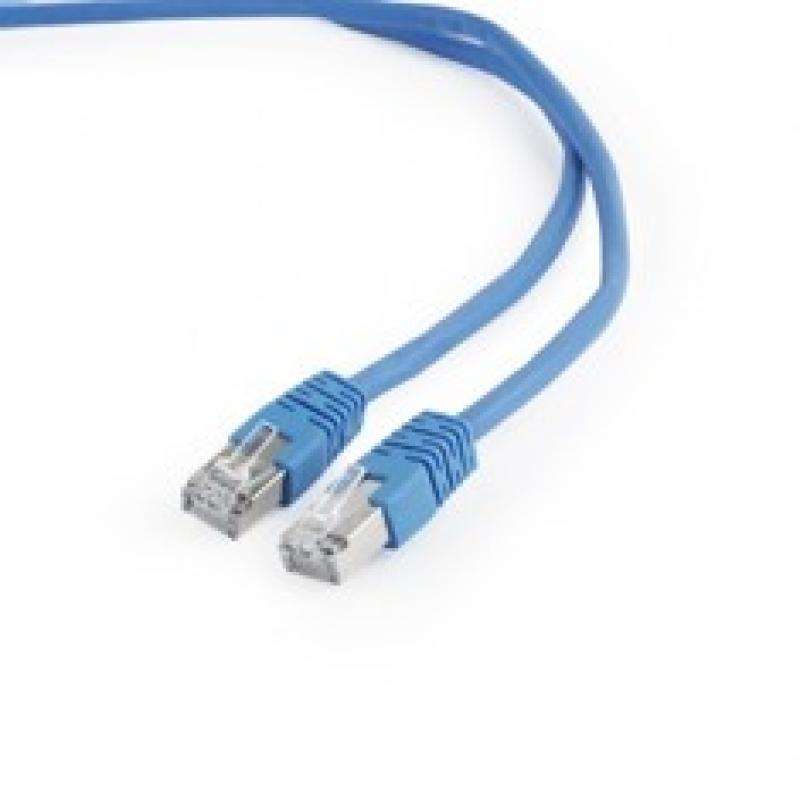 Cable red latiguillo rj45 ftp cat 6 0.5m  azul - Imagen 1