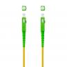 Latiguillo cable fibra optica mono nanocable sc - apc lszh amarillo 10m