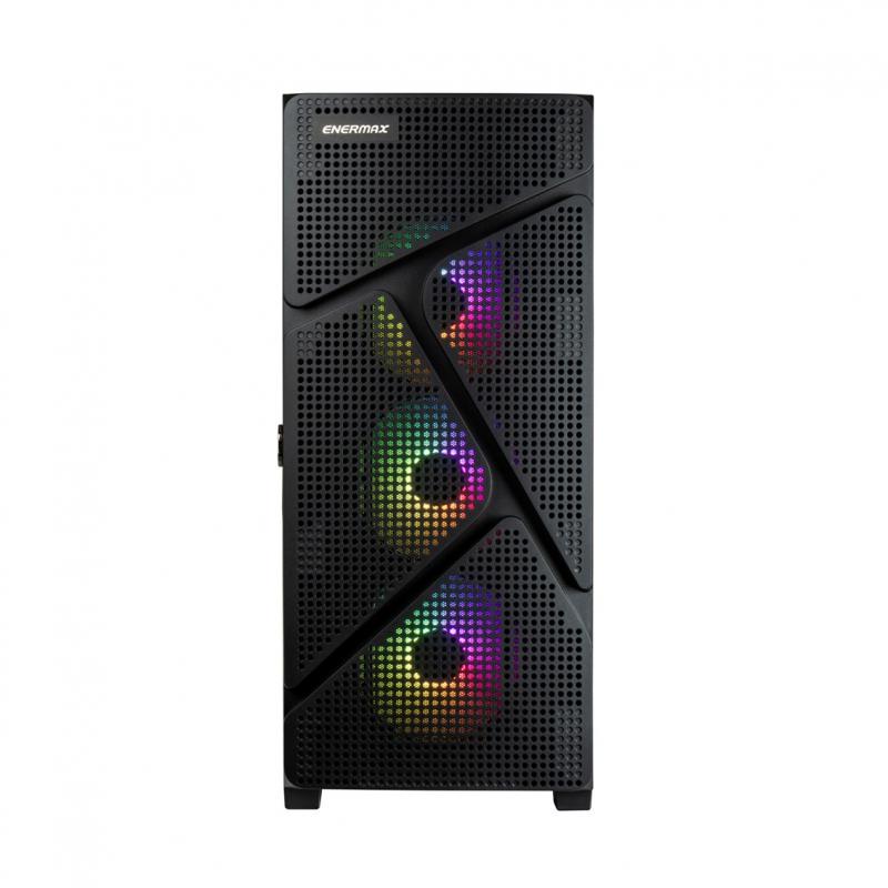 Caja ordenador gaming enermax marbleshell ms31 atx cristal templado negro