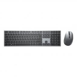 Kit teclado + mouse raton dell premier multi - device km7321w wireles inalambrico gris titanio