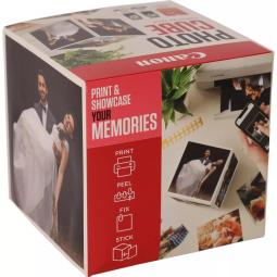 Cartucho canon pg - 540 - cl - 541 photo cube + photo paper plus glossy ii 40 hojas pack pink
