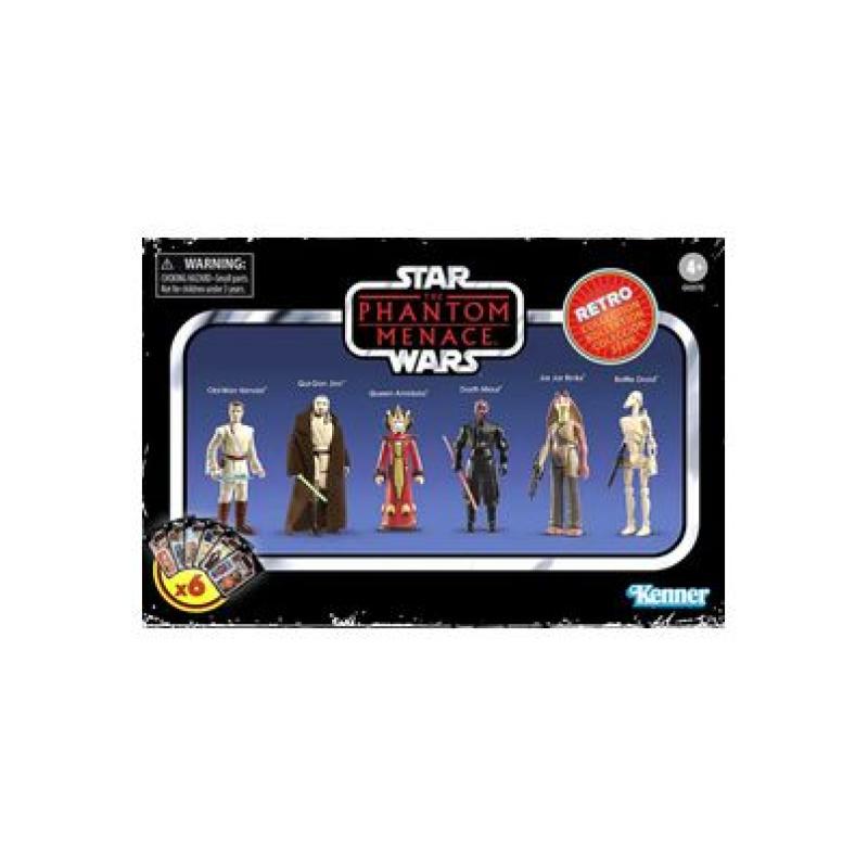 Figuras hasbro star wars phantom menace retro collection