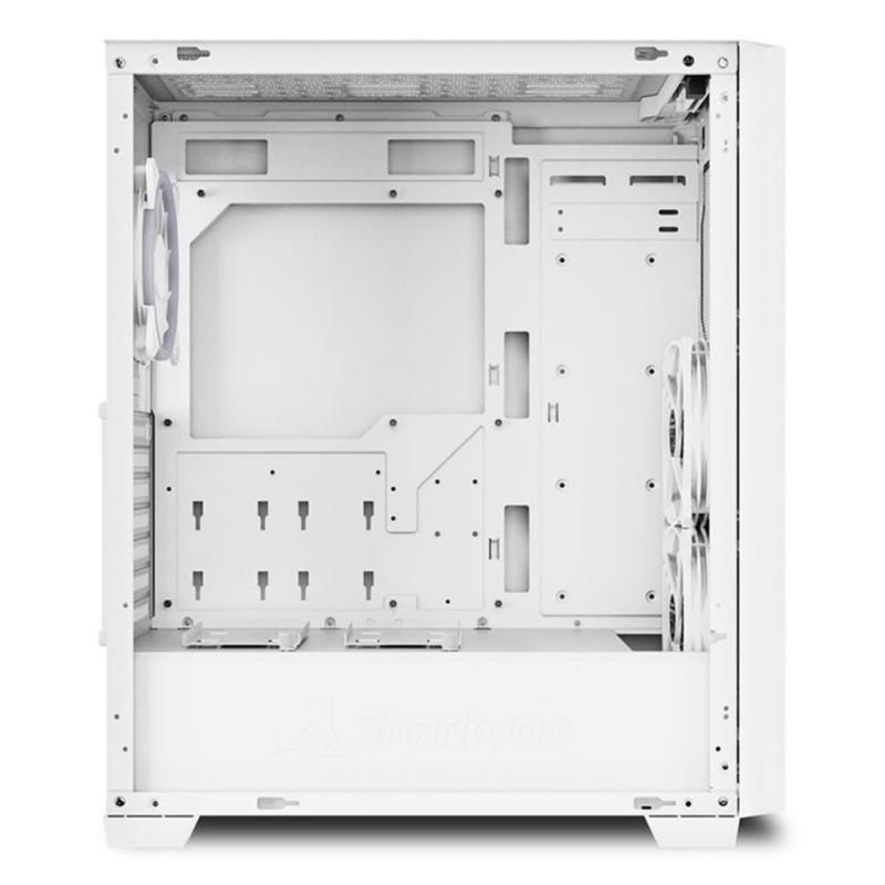 Caja ordenador gaming sharkoon midi vs9 atx cristal templado usb 3.2 blanca