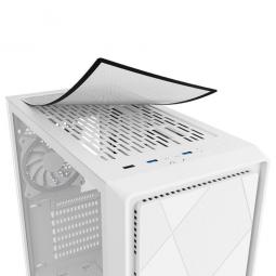 Caja ordenador gaming sharkoon midi vs8 atx cristal templado usb 3.2 blanca