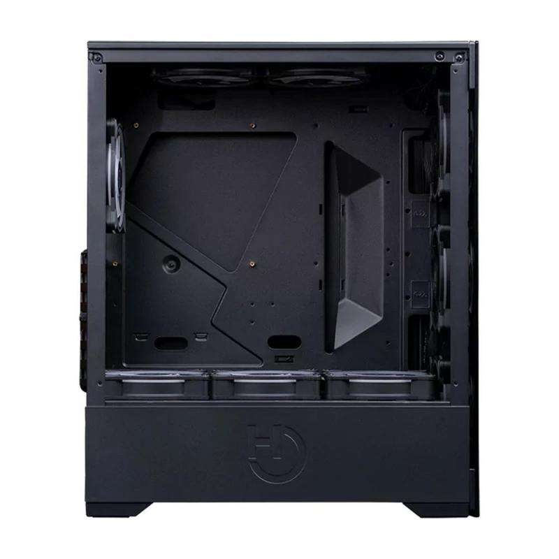 Caja ordenador gaming hiditec z20 - aura argb atx cristal templado negro
