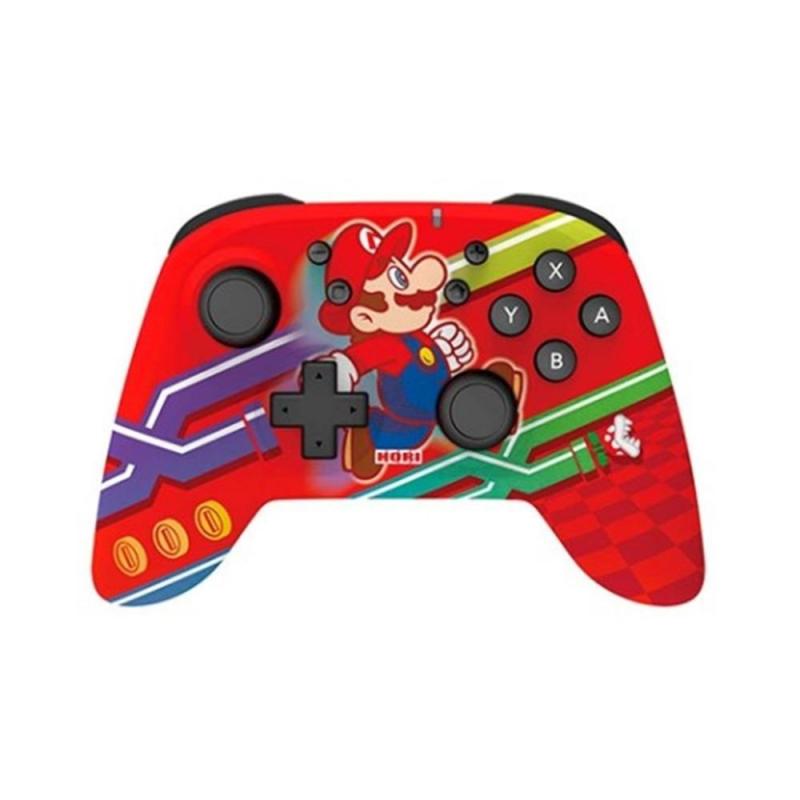 Gamepad hori nintendo switch super mario bros edicion especial inalambrico rojo