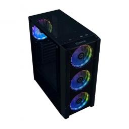 Caja ordenador gaming hiditec v30m atx argb cristal templado negro
