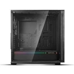 Caja ordenador gaming deepcool matrexx 70 3f e - atx cristal templado negro