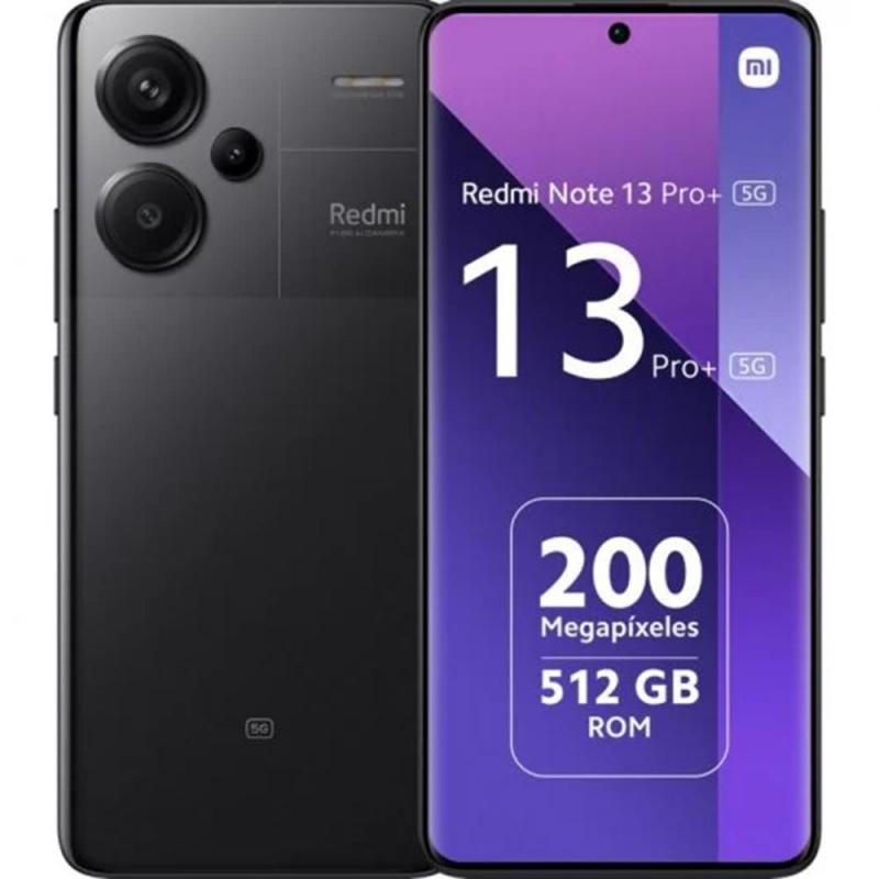 Movil xiaomi redmi note 13 pro+ 5g - 12gb - 512gb - 6.67pulgadas - negro