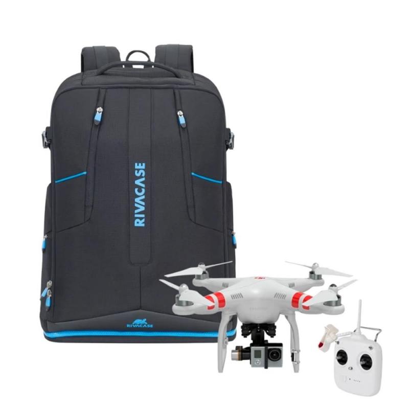 Mochila rivacase 7890 borneo xl dron para portatil 16pulgadas negro