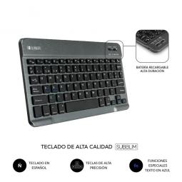 Funda + teclado subblim para lenovo tab m10 fhd+ 10.3pulgadas tb - x60