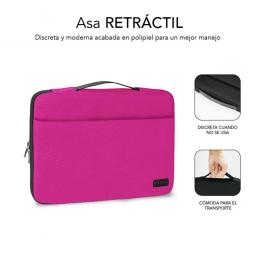 Funda subblim elegant laptop sleeve para portatil 15.6pulgadas rosa