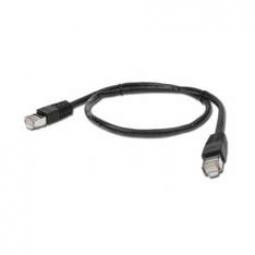Cable red latiguillo rj45 ftp cat 6 0.5m  negro - Imagen 1