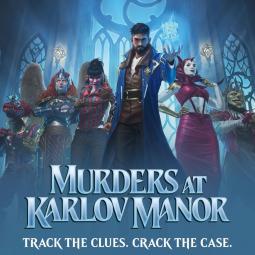 Caja de cartas magic the gathering bundle murders at karlov manor inglés