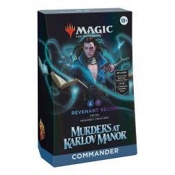 Juego de cartas magic the gatering mazos commander murders at karlov manor 4 mazos inglés