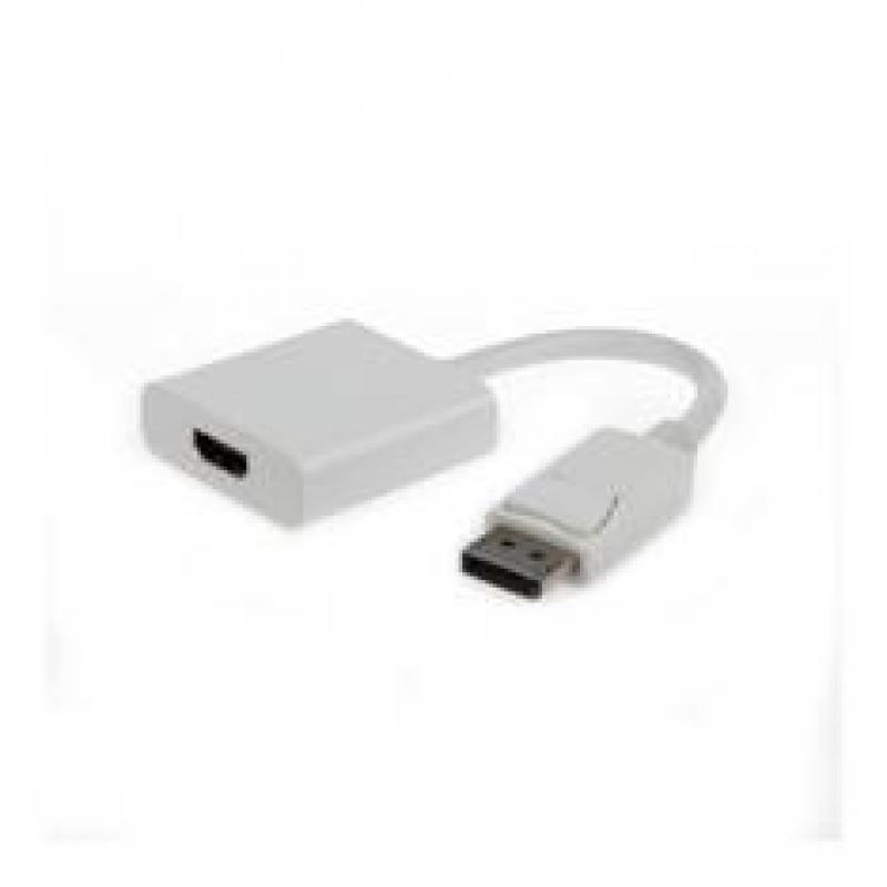 Cable adaptador gembird displayport macho a hdmi hembra 0.1m - Imagen 1