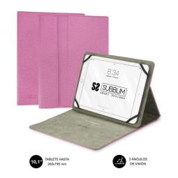 Funda subblim clever stand case para tablet 10.1pulgadas rosa