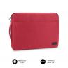 Funda subblim urban laptop sleeve para portatil 15.6pulgadas rojo