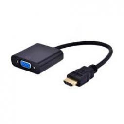 Cable adaptador gembird hdmi - vga -  macho - hembra con audio jack de 3.5 - Imagen 1