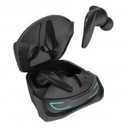 Muvit io auriculares smart true wireless gaming enc - anc (cancelación de ruido) negro led