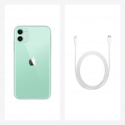 Telefono movil smartphone apple iphone 11 64gb green sin cargador -  sin auriculares -  a13 bionic -  12mpx -  6.1pulgadas