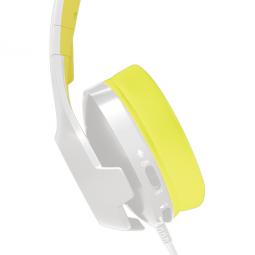 Auriculares micro gaming hori pro pikachu pop white supraural -  40mm -  jack 3.5mm -  cancelacion de ruido