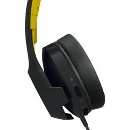Auriculares micro gaming hori pro pikachu cool black supraural -  40mm -  jack 3.5mm -  cancelacion de ruido
