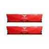 Memoria ram teamgroup t - force vulcan rojo ddr5 2x16gb 32gb cl38