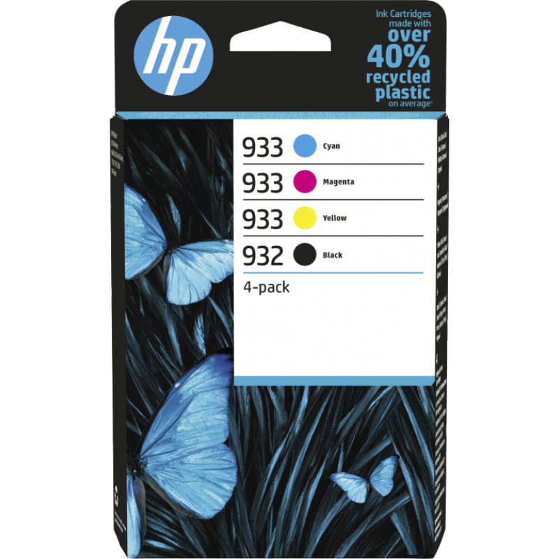 Tinta hp 932 y 933 pack 4