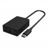 Adaptador usb tipo c a vga microsoft surface macho - hembra -  negro