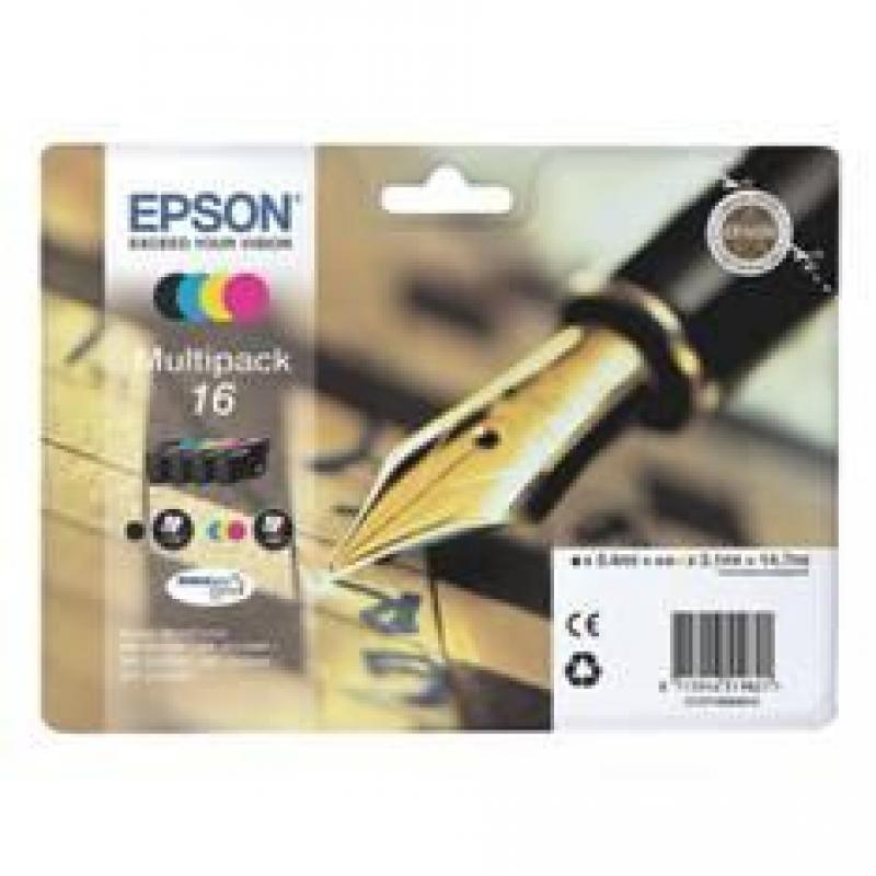 Multipack tinta epson t162640 wf - 2010 - 2510 - 2520 - 2530 - 2540 -  pluma - Imagen 1