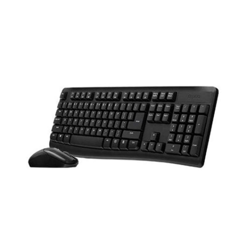 Teclado + raton rapoo x1800pro negro inalambrico