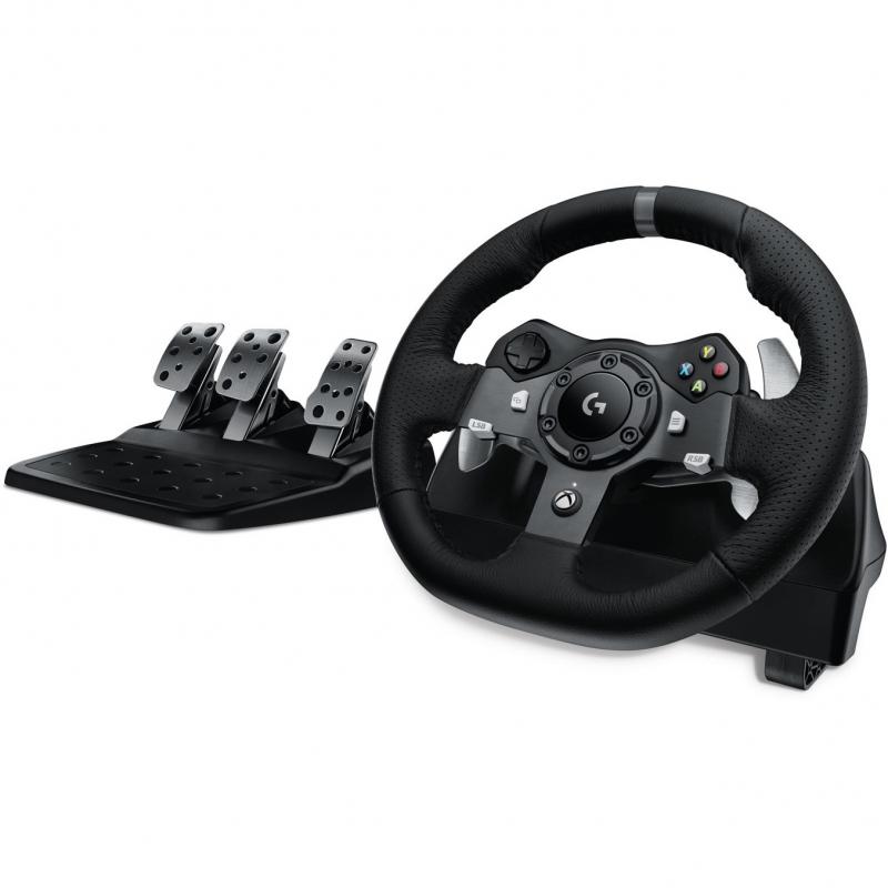 Volante logitech g920 gaming driving force racing wheel para pc & xbox - Imagen 1