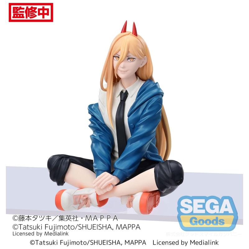 Figura good smile company sega goods perching chainsaw man power