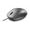 Raton ngs wired ergo silent mouse gris