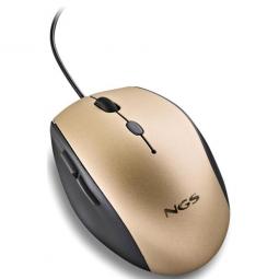 Raton ngs wired ergo silent mouse oro