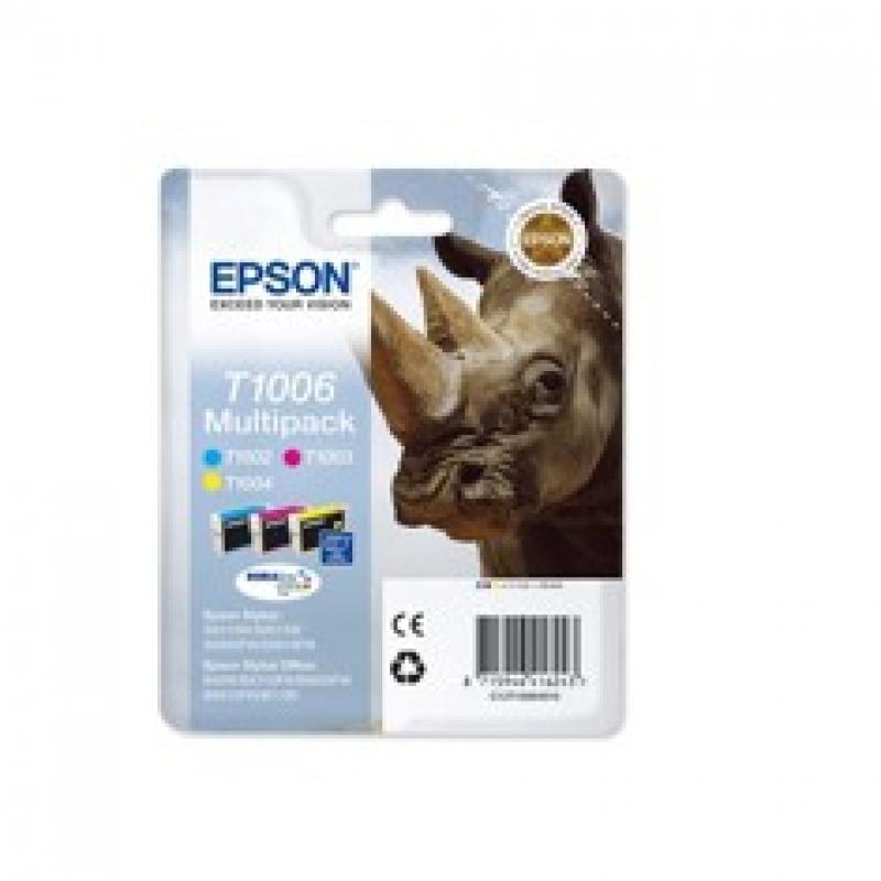 Multipack epson t100640 cian  - magenta - amarillo -  rinoceronte - Imagen 1