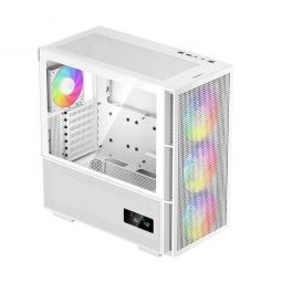 Caja ordenador gaming deepcool ch560 digital m - atx argb cristal templado blanco