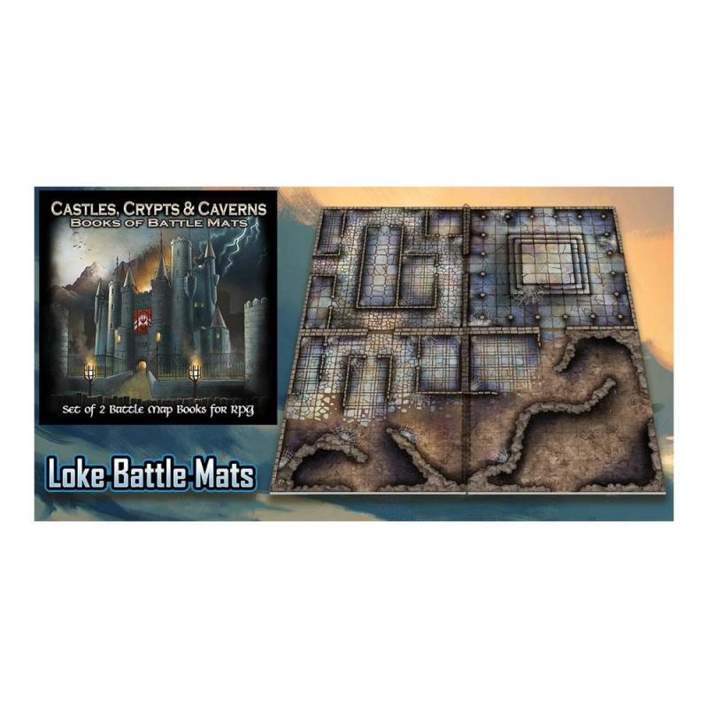 Pack mapas de batalla castillos criptas y cavernas edad recomendada 14 años
