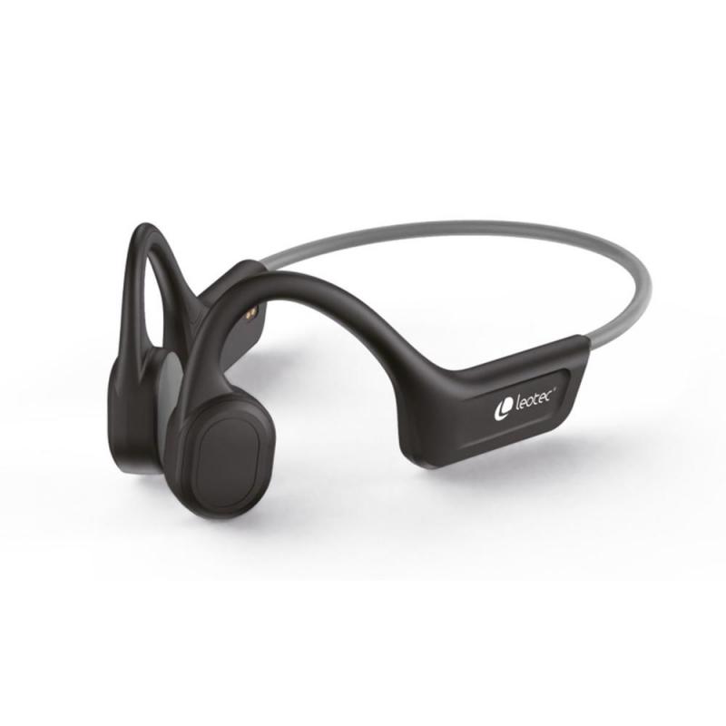 Auriculares leotec osea ipx7 inalambrico gris