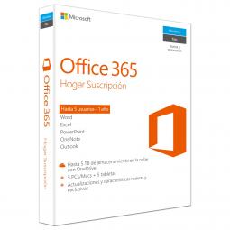 Office 365 hogar premium esd 6 usuarios pc - mac suscripción de 1año (descarga directa) - Imagen 1