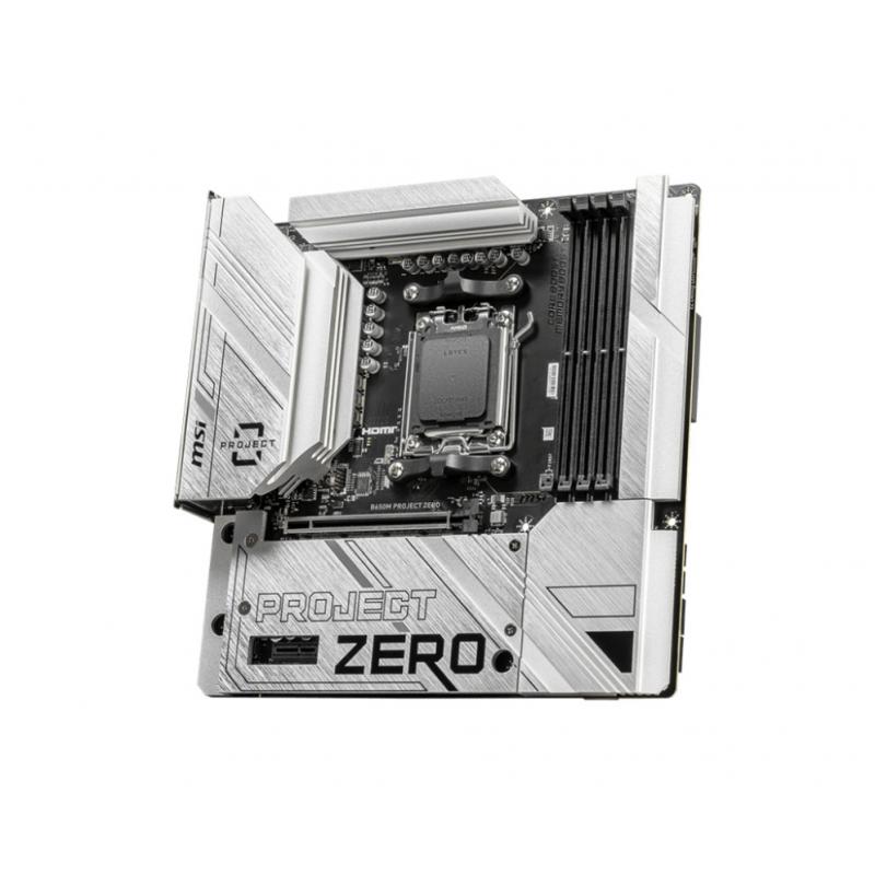 Placa base msi b650m project zero am5 matx 4xddr5